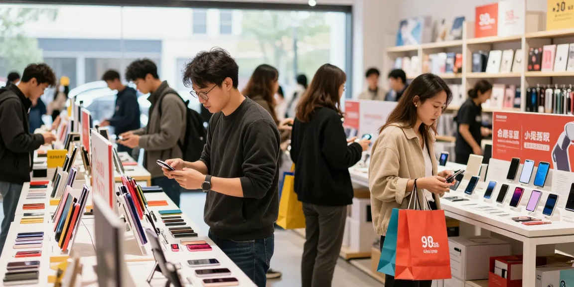 Shoppers exploring vibrant e-commerce environment showcasing AA88.com products.